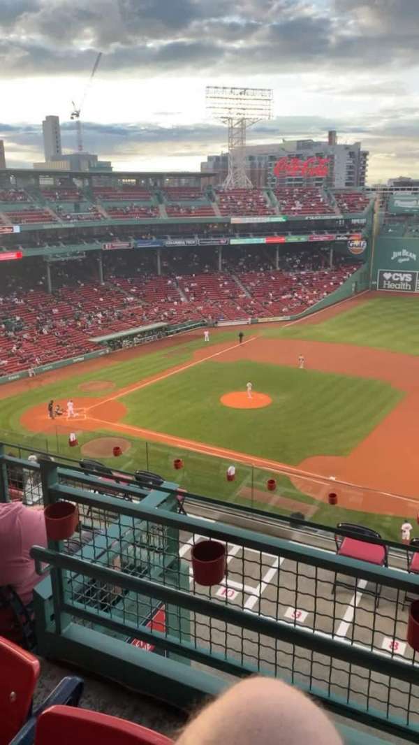 Fenway Park, section: Pavilion Box 9, row: 3, seat: 5