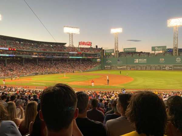 Fenway Park, section: Grandstand 13, row: 1, seat: 11