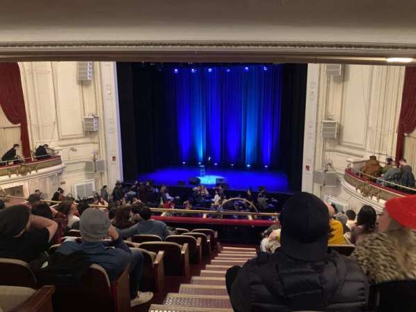Wilbur Theatre, section: Mezzanine R, row: J, seat: 2