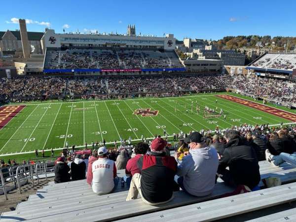 Alumni Stadium, Boston College, section: QQ, row: 21, seat: 36