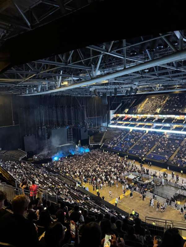 The O2, London, section: 407, row: M, seat: 607