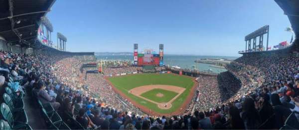 Oracle Park, section: VR317, row: 16, seat: 19