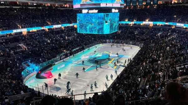 SAP Center, section: 220, row: 10, seat: 3