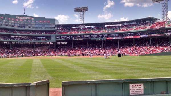 Fenway Park, section: Bleacher 41, row: 1, seat: 13