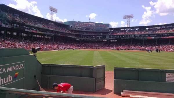 Fenway Park, section: Bleacher 41, row: 1, seat: 14