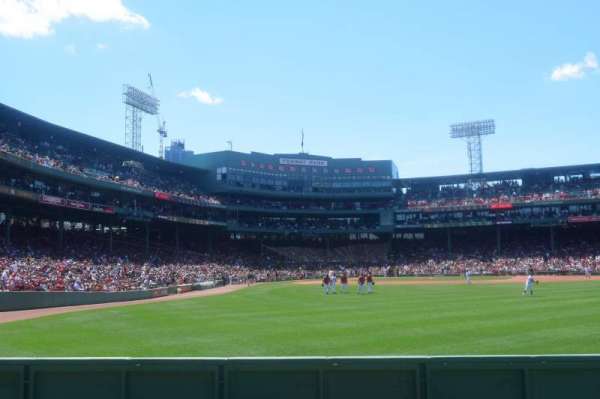 Fenway Park, section: Bleacher 42, row: 1, seat: 16
