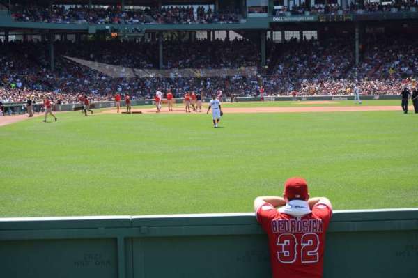 Fenway Park, section: Bleacher 42, row: 1, seat: 16