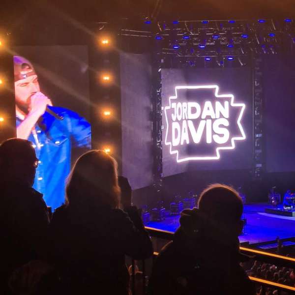 The O2, London, section: D102, row: Zz, seat: 17