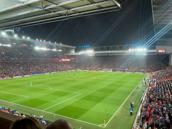 Anfield, section: AM8, row: 3, seat: 208