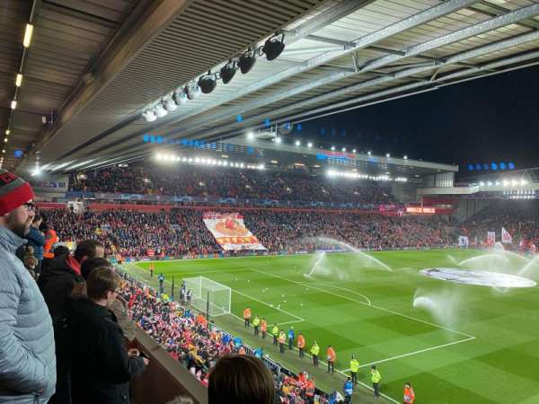 Anfield, section: AM8, row: 3, seat: 208