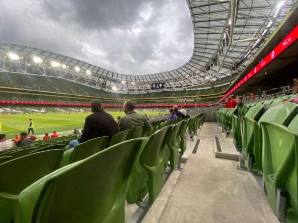 Aviva Stadium, section: 128, row: Q, seat: 7
