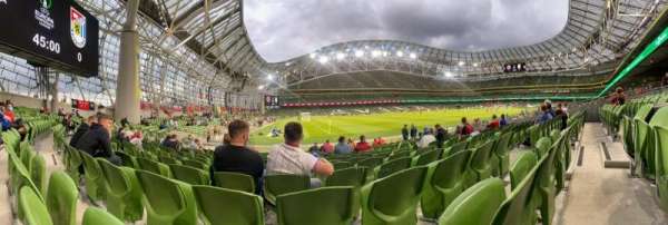 Aviva Stadium, section: 128, row: Q, seat: 7