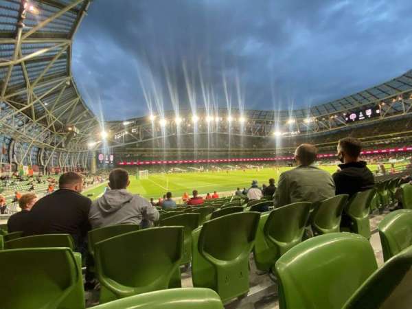 Aviva Stadium, section: 128, row: Q, seat: 7