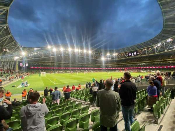 Aviva Stadium, section: 128, row: Q, seat: 7