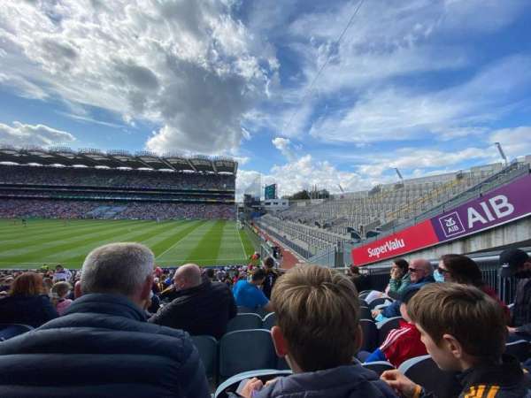 Croke Park, section: 301, row: JJ, seat: 8