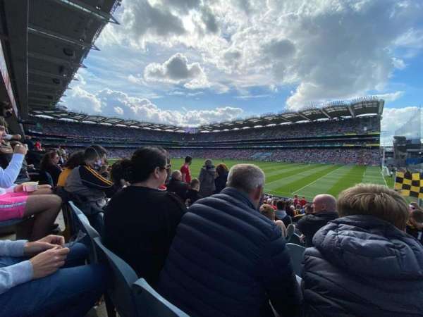 Croke Park, section: 301, row: JJ, seat: 8