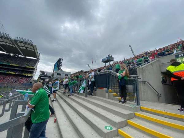 Croke Park, section: B3, row: F