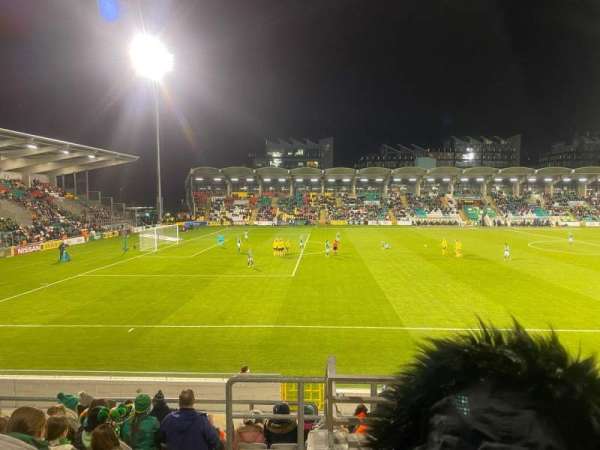 Tallaght Stadium, section: P, row: M, seat: 159