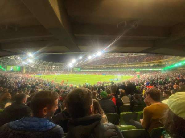 Aviva Stadium, section: 119, row: DD, seat: 28