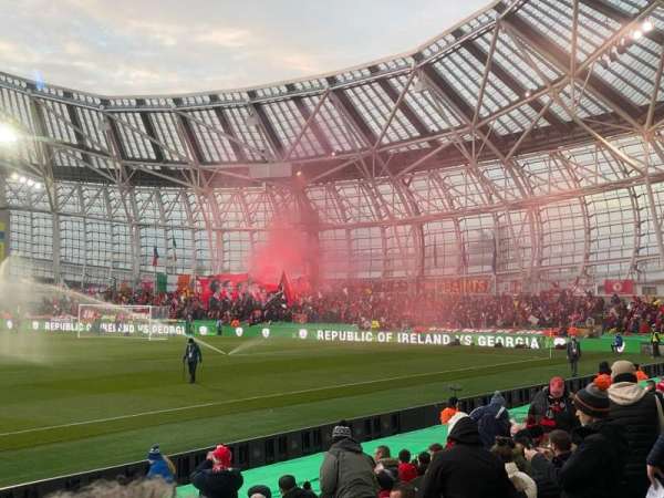 Aviva Stadium, section: 105, row: P, seat: 1