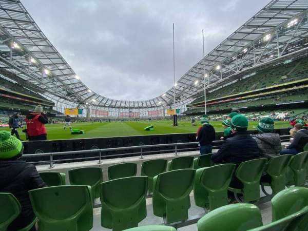 Aviva Stadium, section: 115, row: D, seat: 21