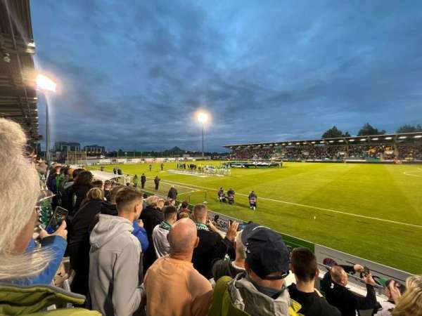 Tallaght Stadium, section: D, row: O, seat: 9