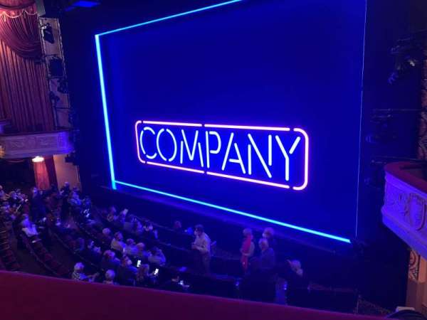 Bernard B. Jacobs Theatre, section: Mezzanine R, row: A, seat: 16