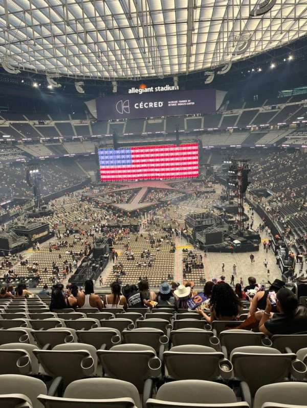 Allegiant Stadium, section: 248, row: 15, seat: 5