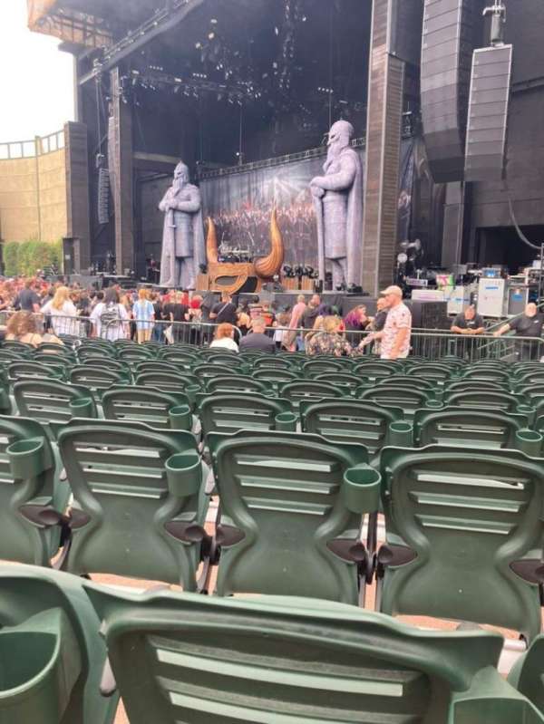 Fiddler's Green Amphitheatre, section: 101, row: JJ, seat: 111