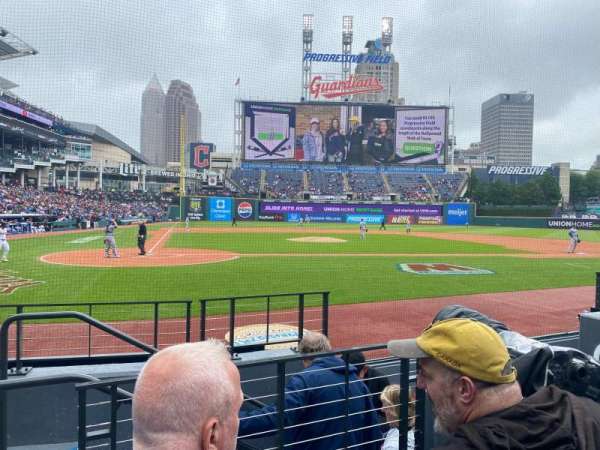 Progressive Field, section: 149, row: H, seat: 5
