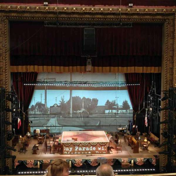 CIBC Theatre, section: Mezzanine LC, row: E, seat: 301