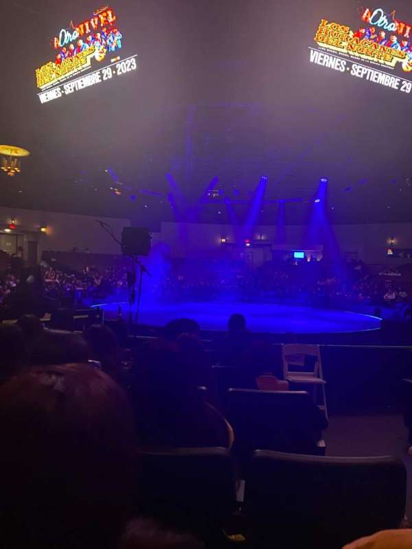 Arena Theatre, section: 15, row: H, seat: 7