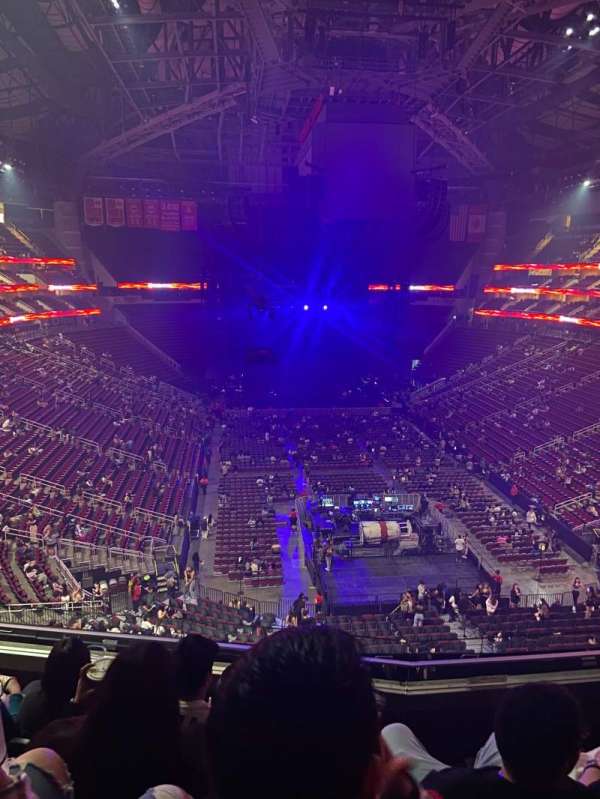 Toyota Center, section: 419, row: 4