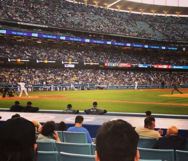 Dodger Stadium, section: 20FD, row: C
