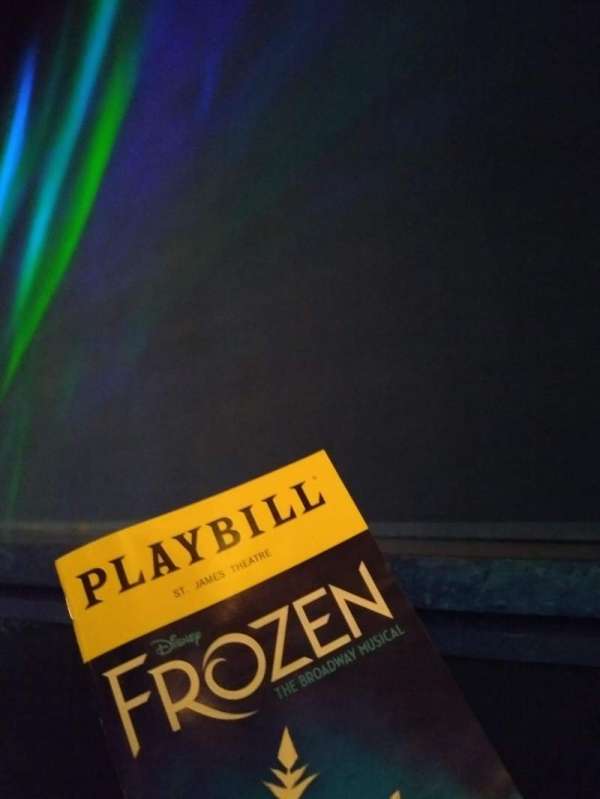 St. James Theatre, section: Orchestra R, row: BB, seat: 8