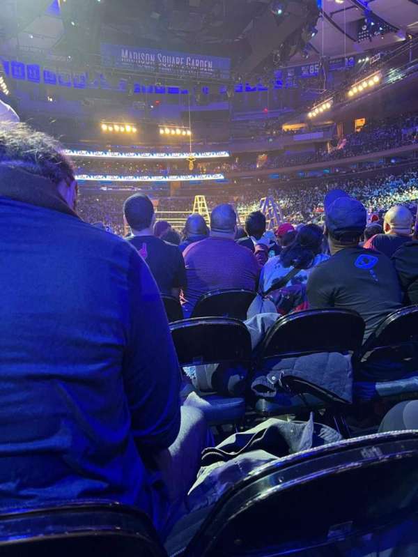 Madison Square Garden, section: FLB, row: 18, seat: 7