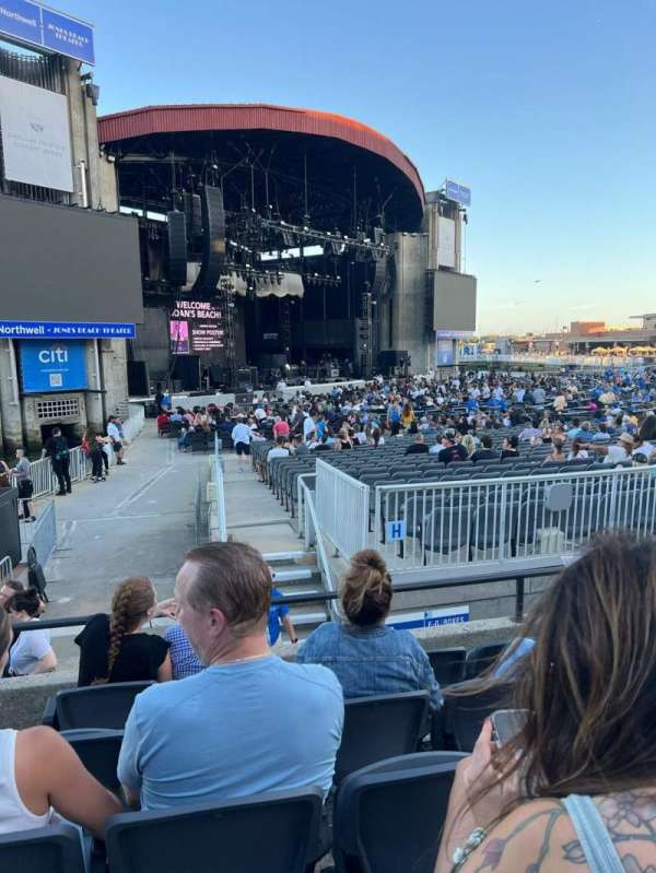 Jones Beach Theater, section: 107, row: E, seat: 19