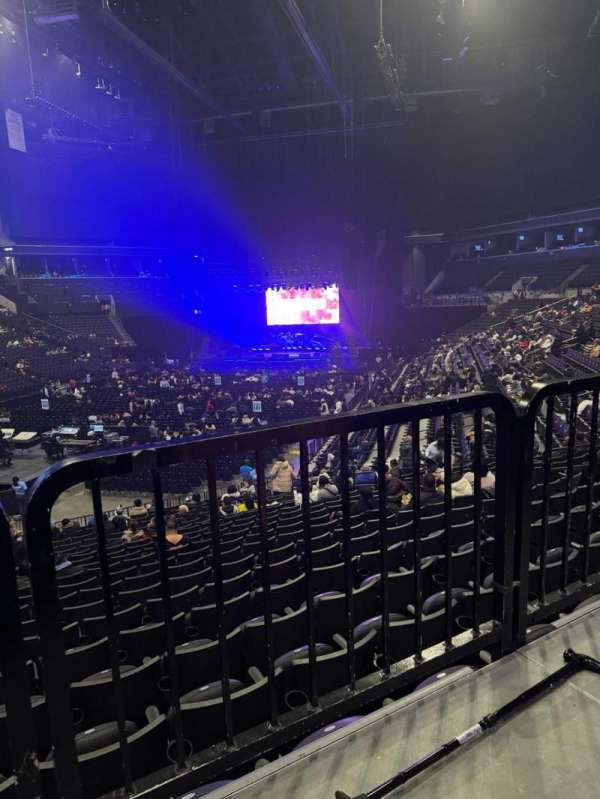 Barclays Center, section: 115, row: 1, seat: 8