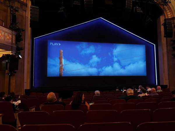 Booth Theatre, section: Orchestra C, row: K, seat: 103