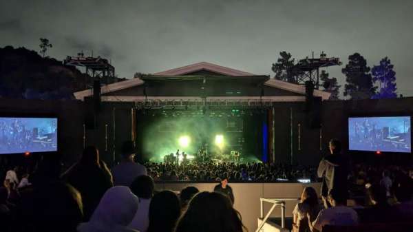 The Greek Theatre, section: B Left Center, row: J, seat: 101