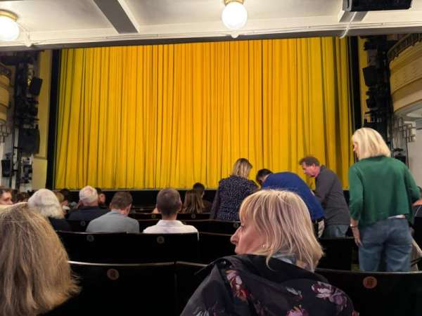Fortune Theatre, section: Stalls, row: H, seat: 13