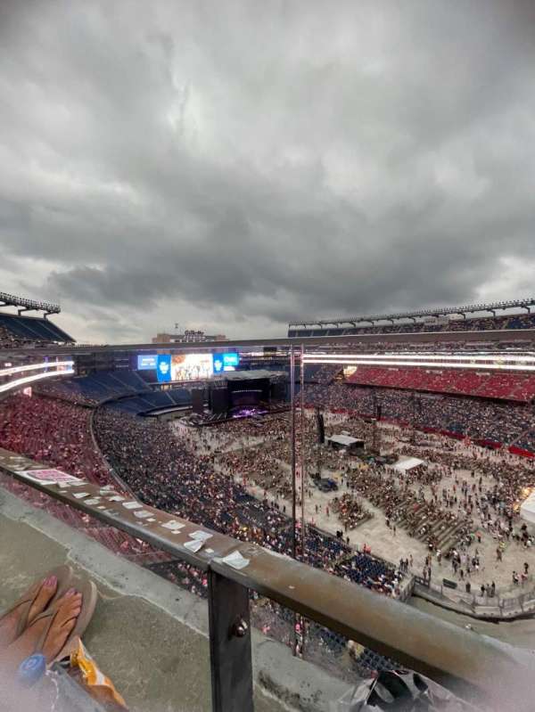 Gillette Stadium, section: 304, row: 1, seat: 5-6