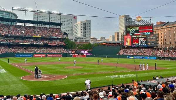 Oriole Park at Camden Yards, section: 32, row: 18, seat: 3
