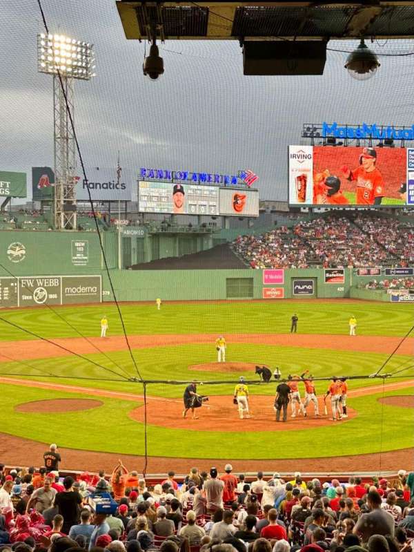 Fenway Park, section: Grandstand 21, row: 7, seat: 3