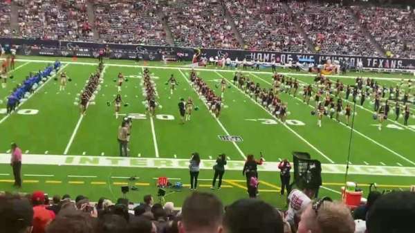 NRG Stadium, section: 109, row: V, seat: 9