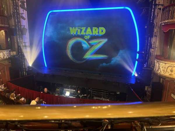 New Wimbledon Theatre, section: Dress Circle, row: A, seat: 7