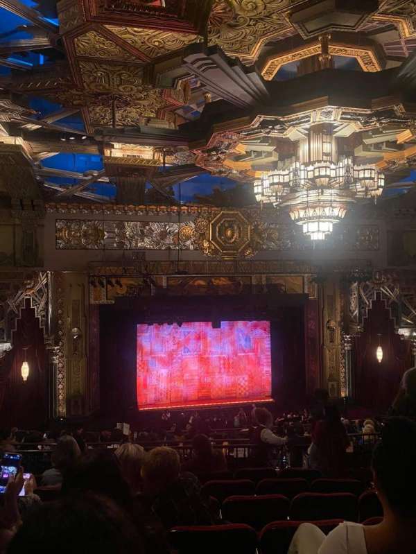 Hollywood Pantages Theatre, section: Mezzanine LC, row: Q, seat: 304