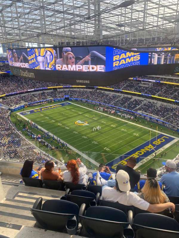 SoFi Stadium, section: 549, row: 5, seat: 16