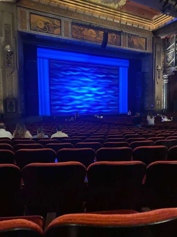 Hollywood Pantages Theatre, section: Orchestra LC, row: Y, seat: 314