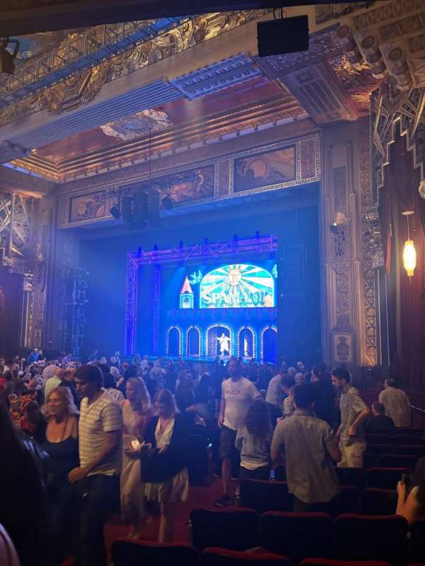 Hollywood Pantages Theatre, section: Orchestra R, row: Z, seat: 8